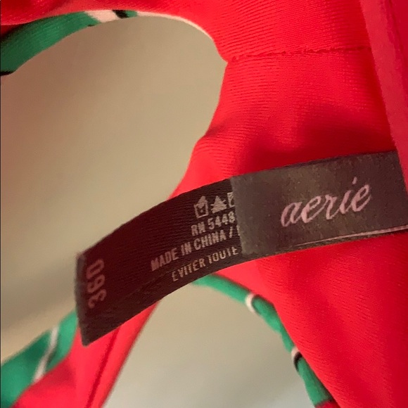 AERIE Pink Patterned Tropical Bikini Top - Picture 4 of 4